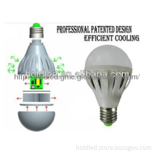 10W LED bulb  1100lm patent design energy saving replace cfl